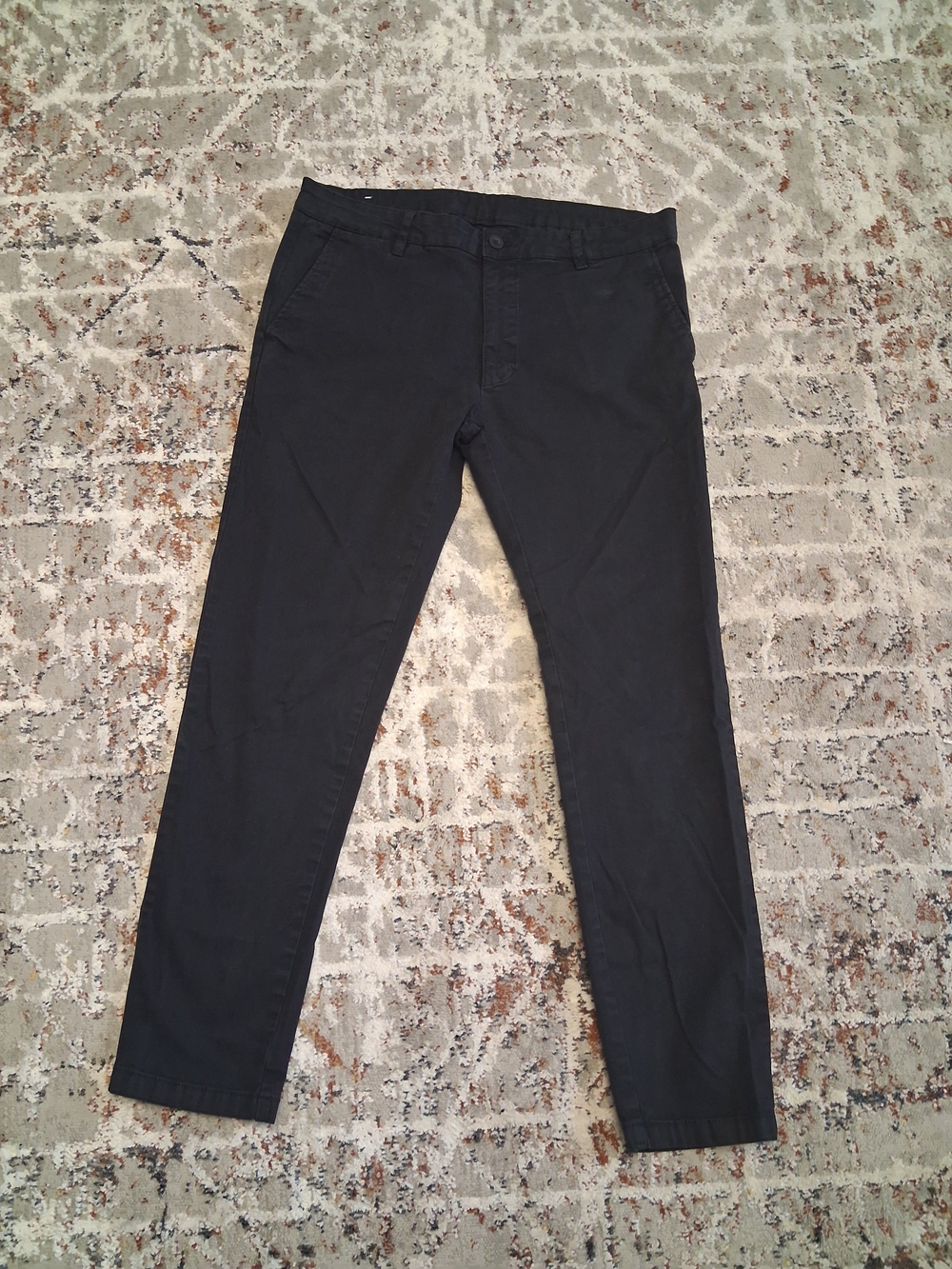 Zara Men's Black Slim Chinos